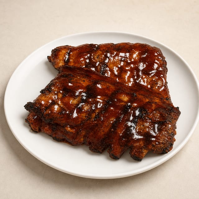 Full Slab of Baby Back Ribs.
